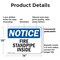 Signmission Fire Standpipe Inside OSHA Notice Sign, Plastic, 14in W x 10in L, 2PK OS-2PACK-NS-P-1014-L-12695 - alternate 4